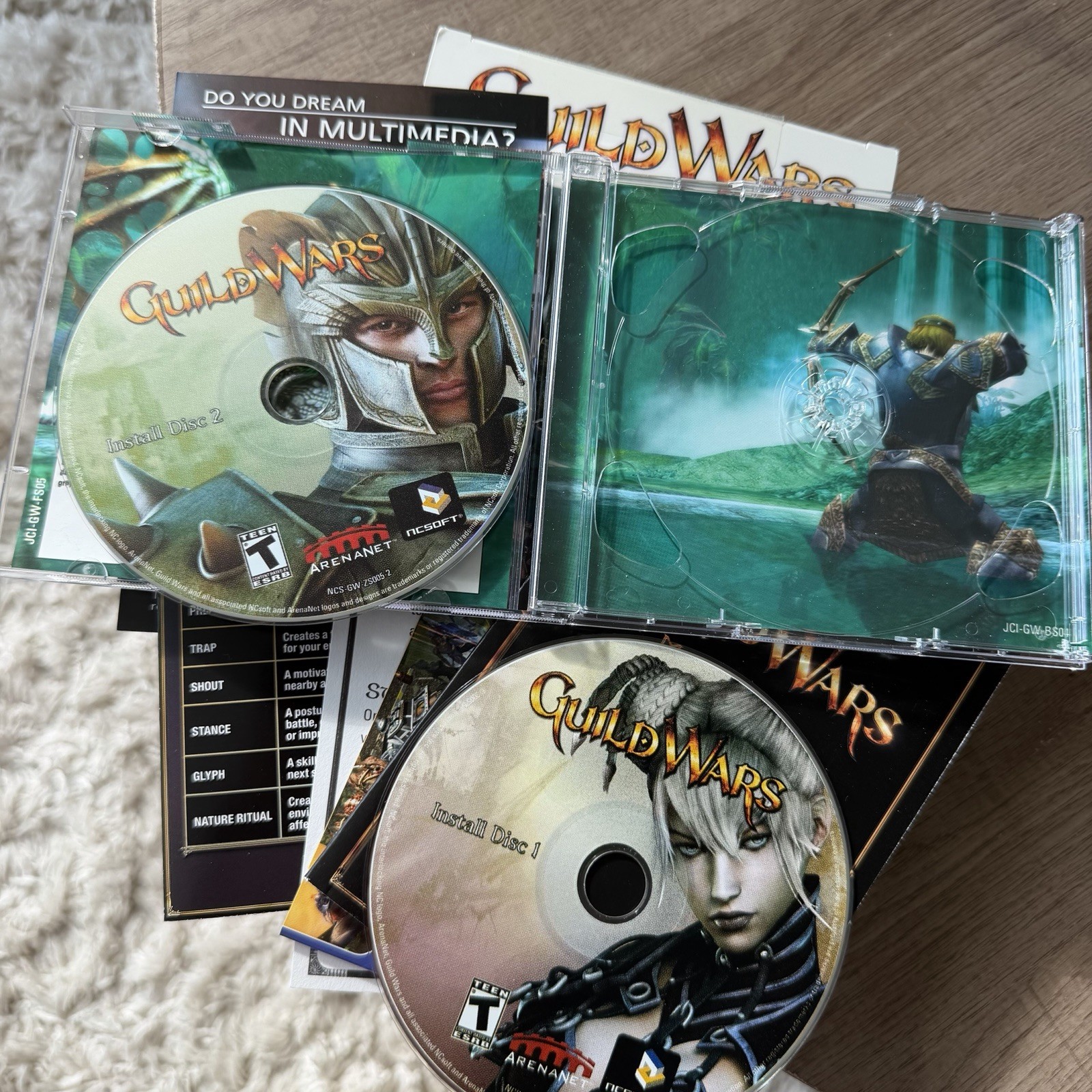 4 Guild Wars PC CD-ROM DVD Factions Eye Of The North Expansion ~ Lot