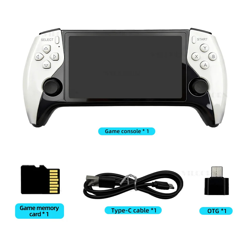5 Inch IPS Large Screen Retro Handheld Game Console FHD Portable Game Player 220