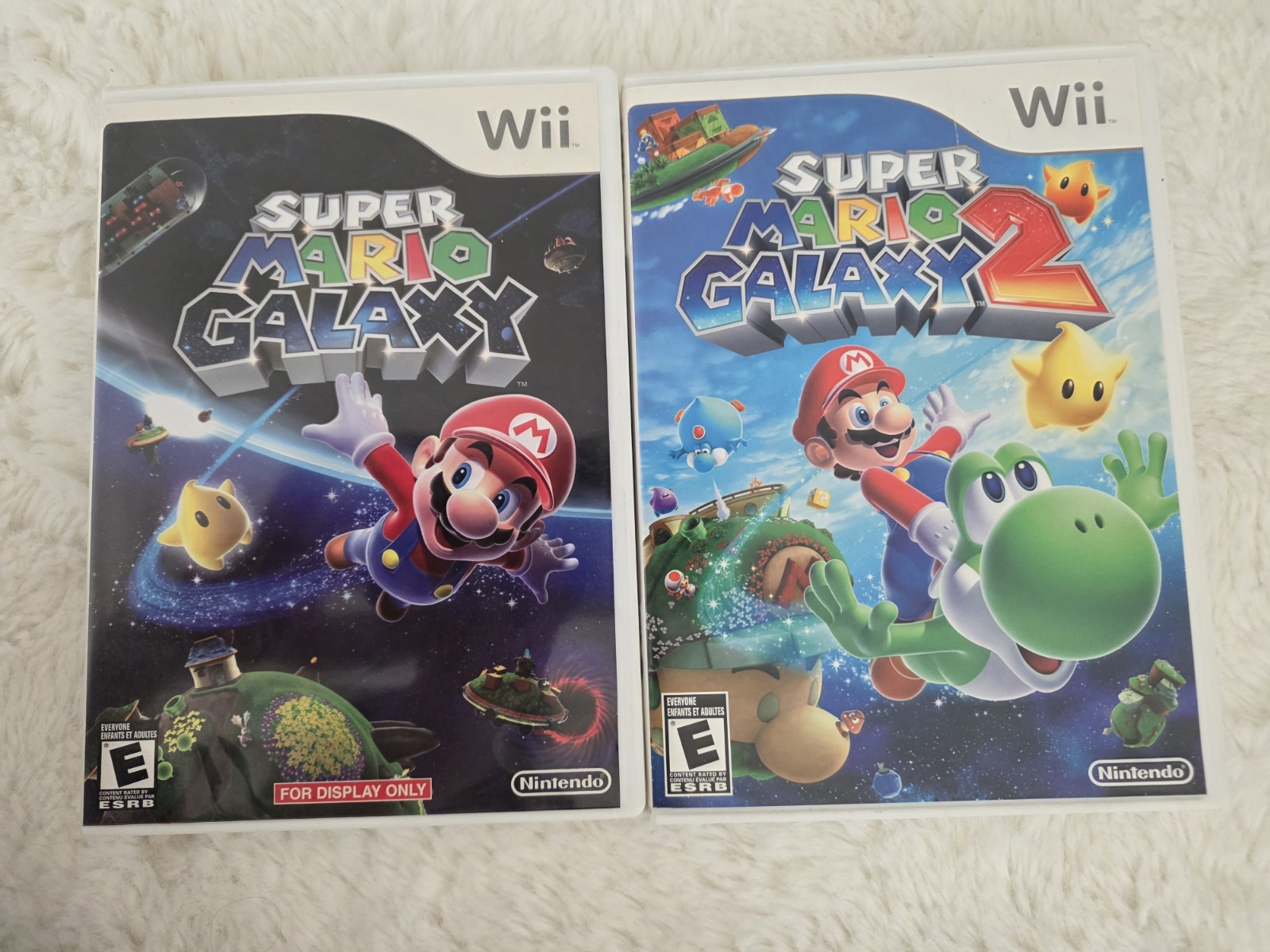 Super Mario Galaxy 1 & 2 Wii Bundle (SMG2 is Complete CIB / Tested)