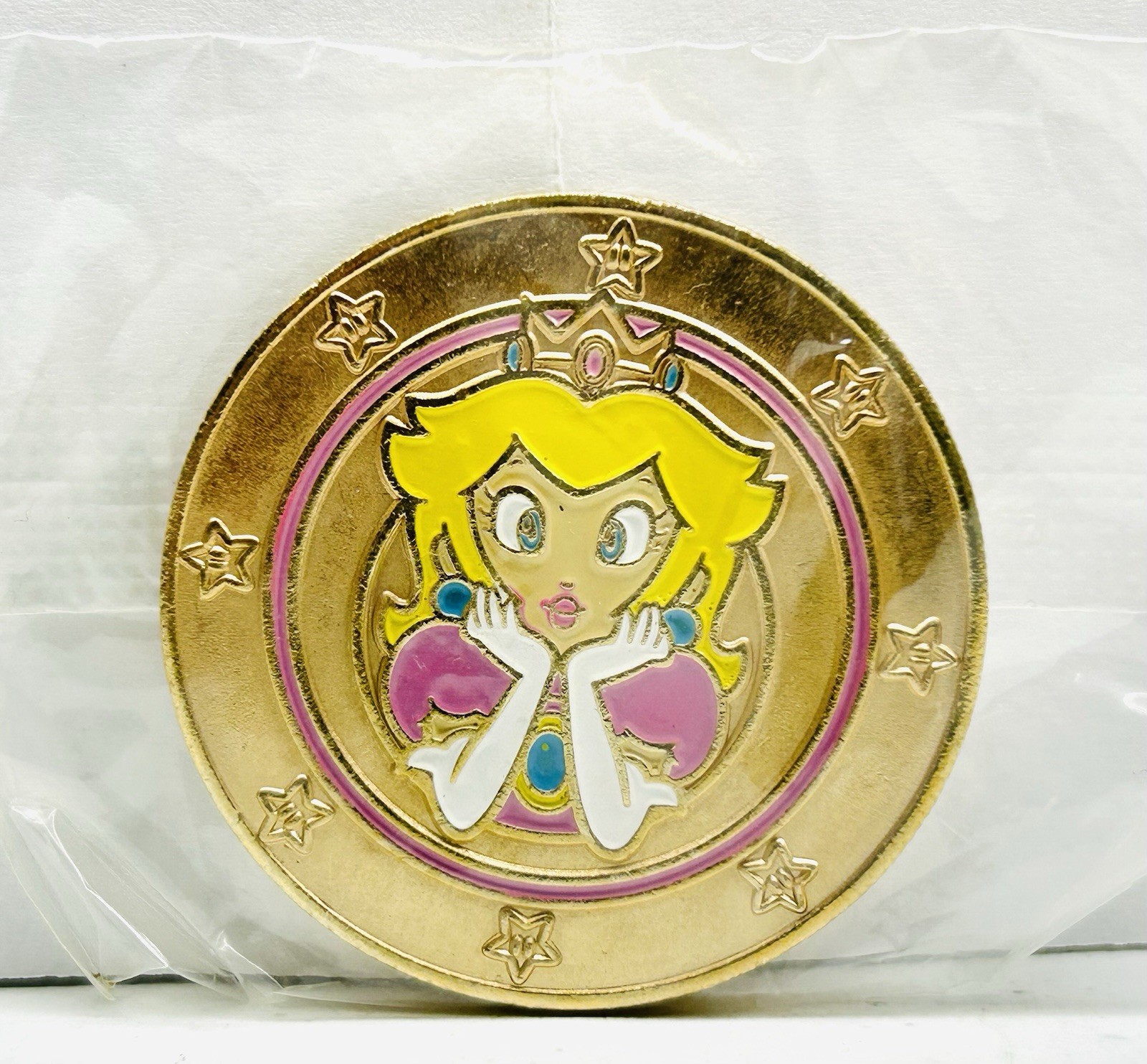 2017 Frankford Wonder Ball Super Mario Series 1 “Princess Peach” Coin *SEALED*
