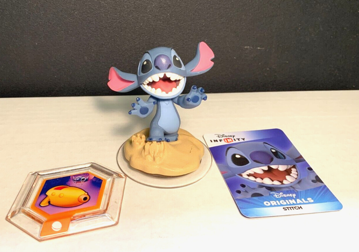 Disney Infinity 2.0 “Lilo & Stitch” Stitch Figure & Rare Power Disc