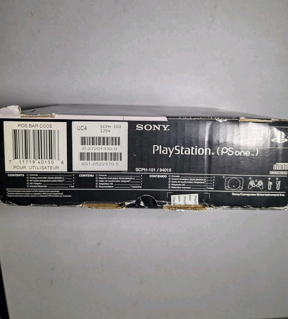 Sony PSOne Video Game Console – White (SCPH-101/94015) In box / US Seller