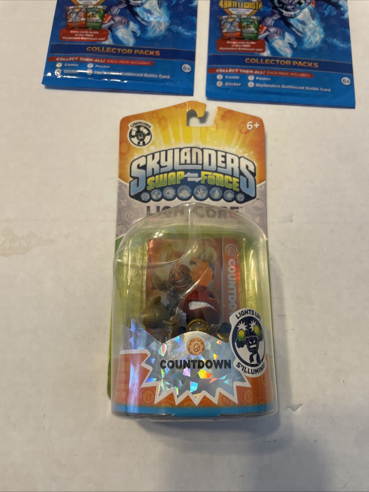 Skylanders Swap Force Lightcore Countdown Character Pack Brand New! & 2 Packs