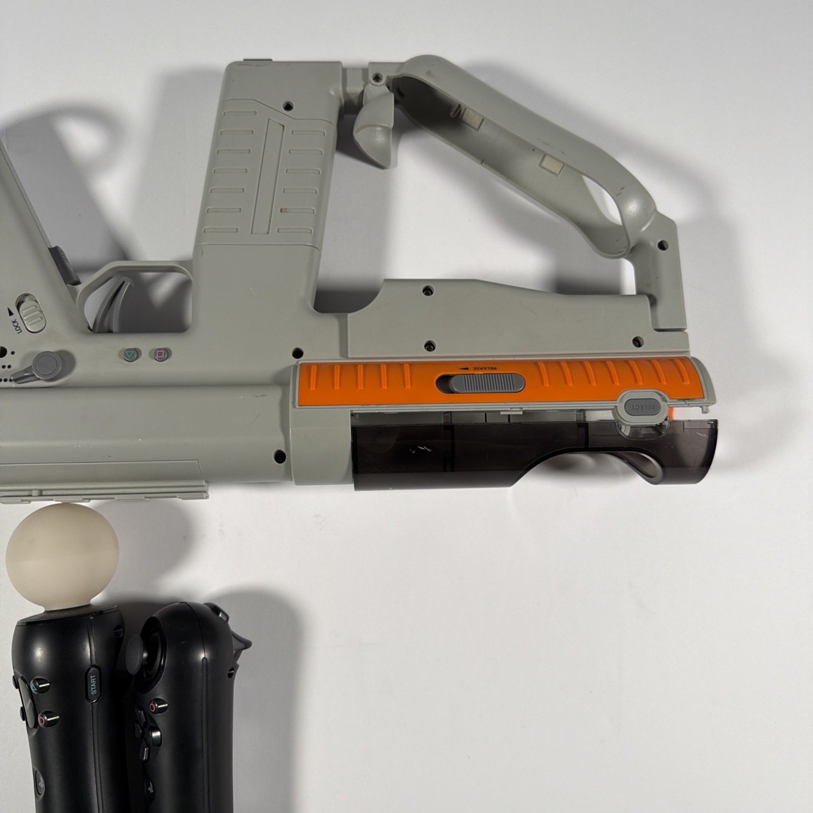 Sony Move Sharp Shooter Motion Controller With Navigation and Move Controllers