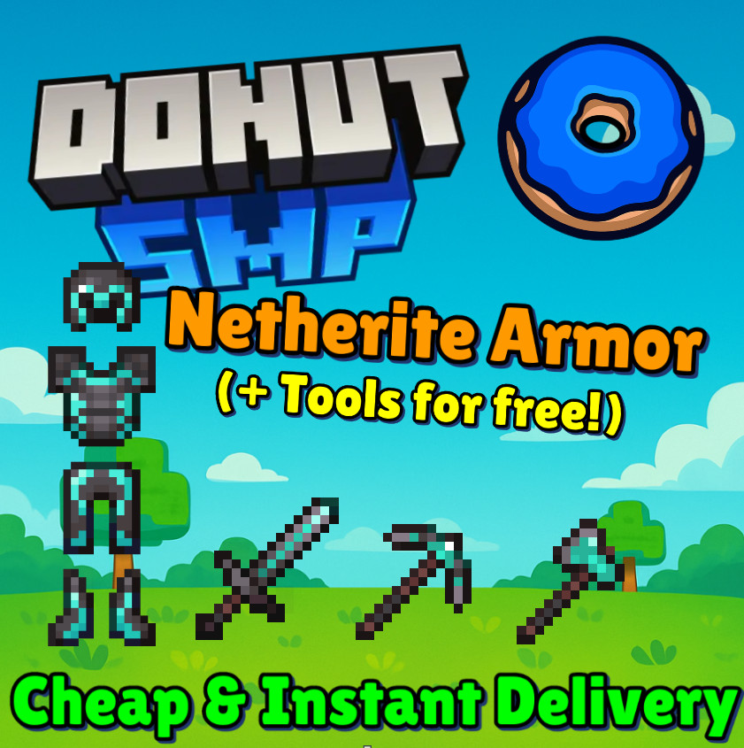 [🟢ONLINE ] 🦺 Netherite Pack! 💸BEST PRICE | INSTANT DELIVERY | DonutSMP