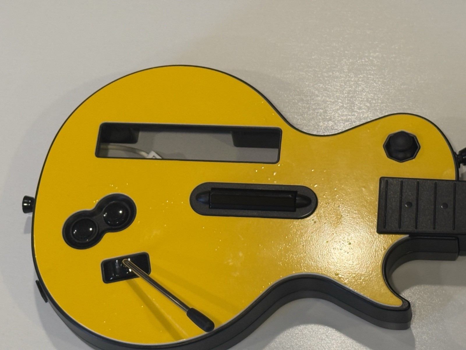 Guitar Hero Gibson Les Paul Wireless Guitar Custom Yellow Vinyl Tested