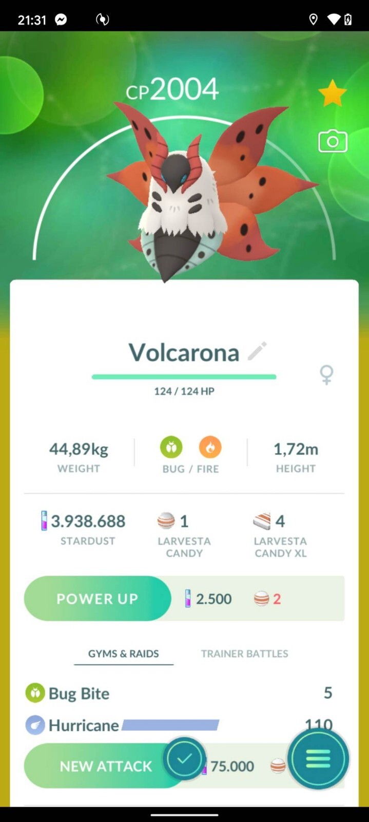 Volcarona – TRADE – Read description