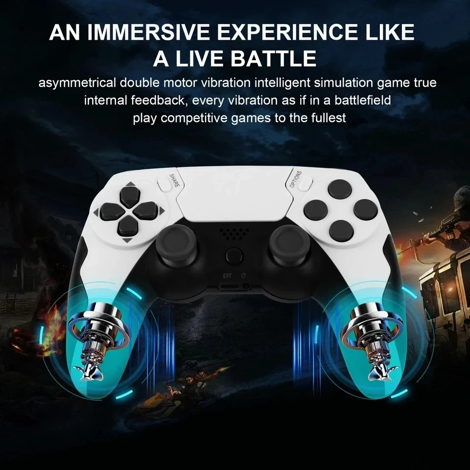 NEW Wireless Controller for PS4 PS3 PC Bluetooth Gamepad with 6-Axis Gyro Motion