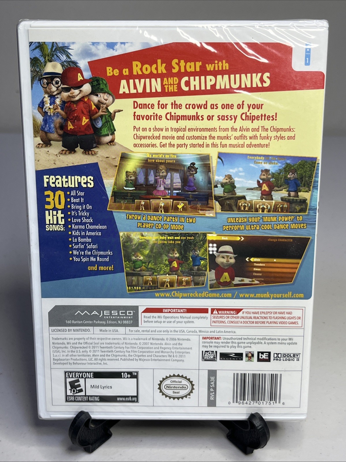 Alvin and The Chipmunks Chipwrecked Nintendo Wii Brand New Sealed✅💯 Free Ship