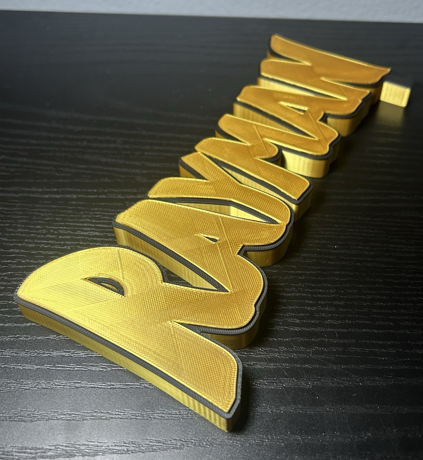 Rayman 3D Printed Video Game Logo Sign (8”*, PLA)