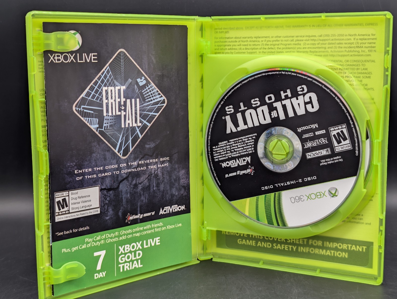 Call of Duty Ghosts ( Microsoft Xbox 360 ) CIB – Near Mint Discs – Tested