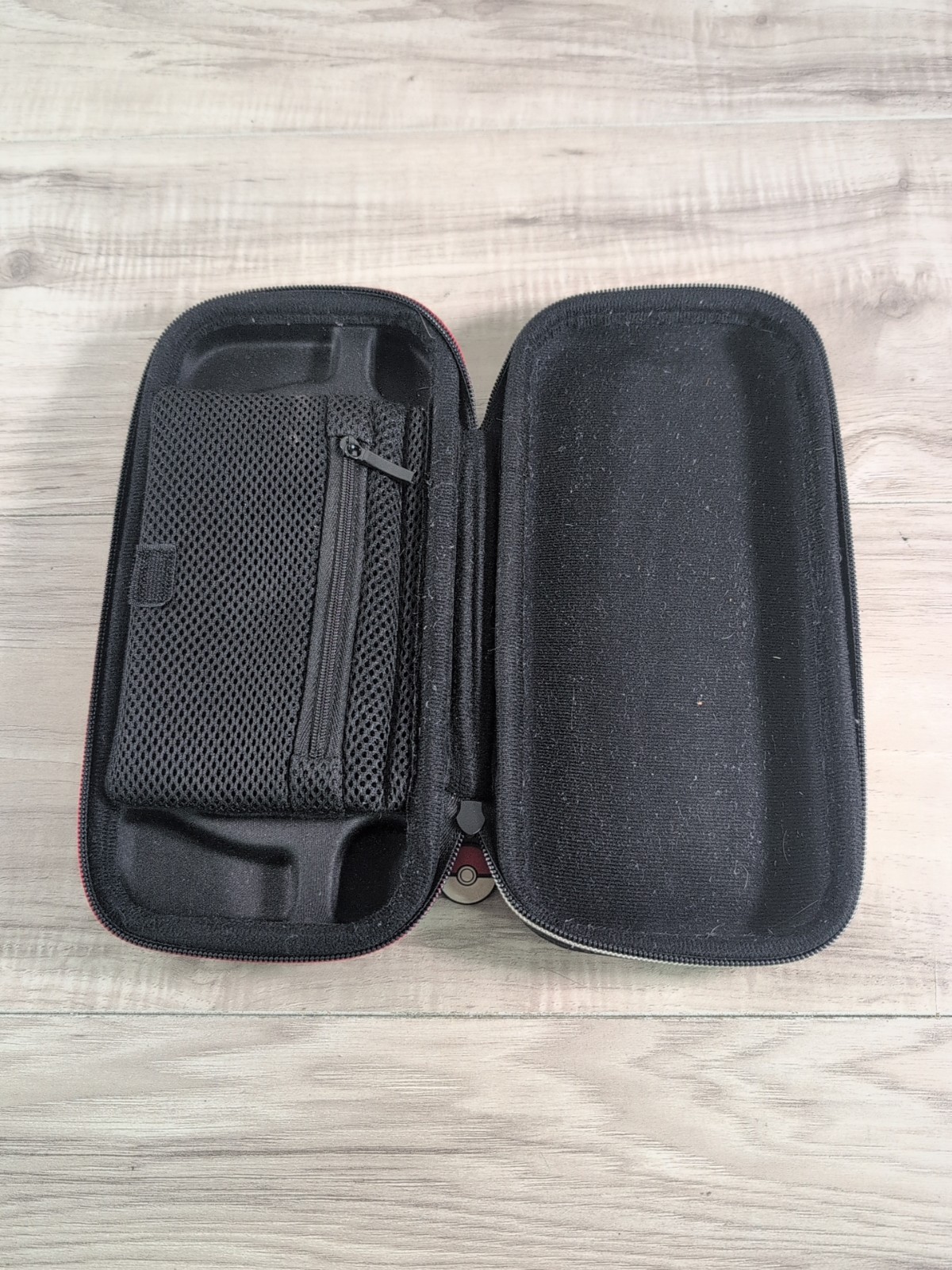 nintendo switch carrying case pokemon Black / Red and White color