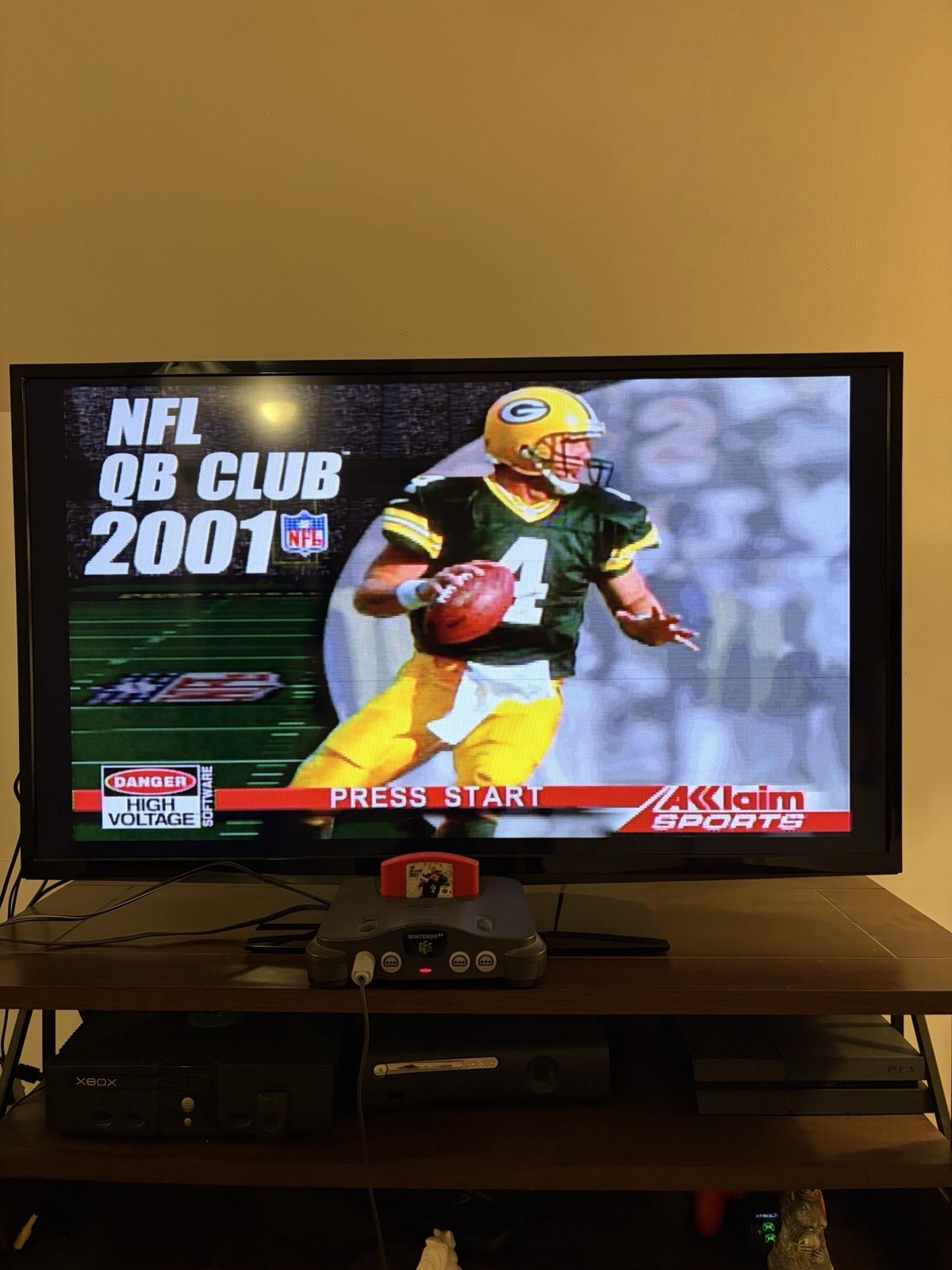 NFL QB Club 2001 Authentic Cart Only Nintendo 64 (N64) Tested Working