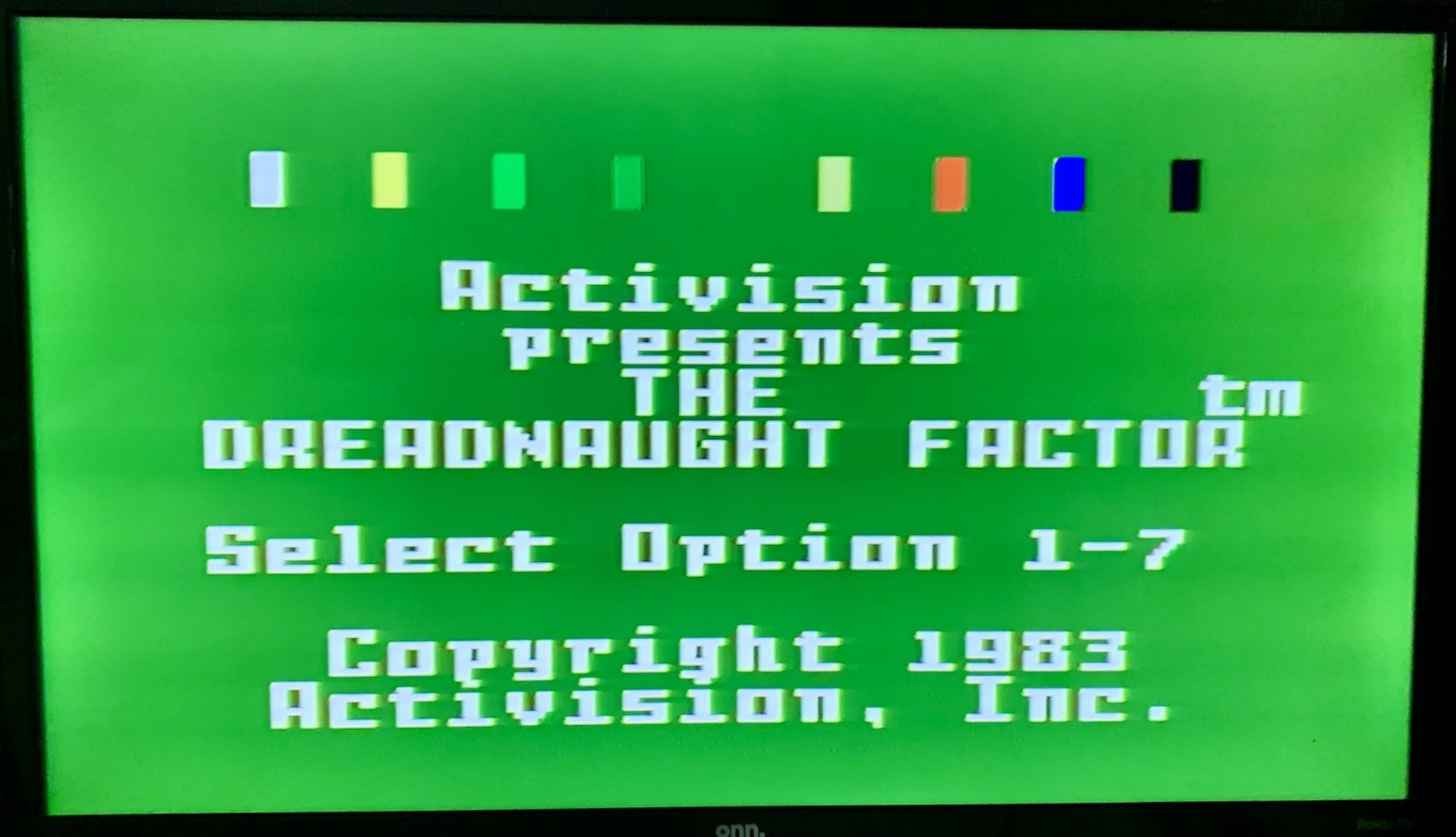 THE DREADNAUGHT FACTOR INTELLIVISION CIB TESTED 7/3