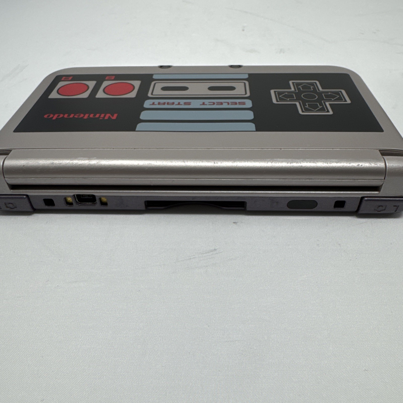 Nintendo 3DS XL NES Edition Handheld Console w/ Stylus + OEM Charger – Tested