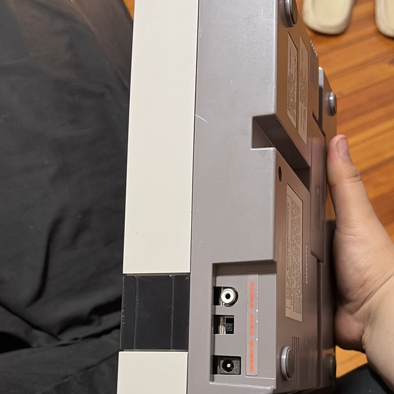 Nintendo Entertainment System NES Home Console Gray Composite RCA