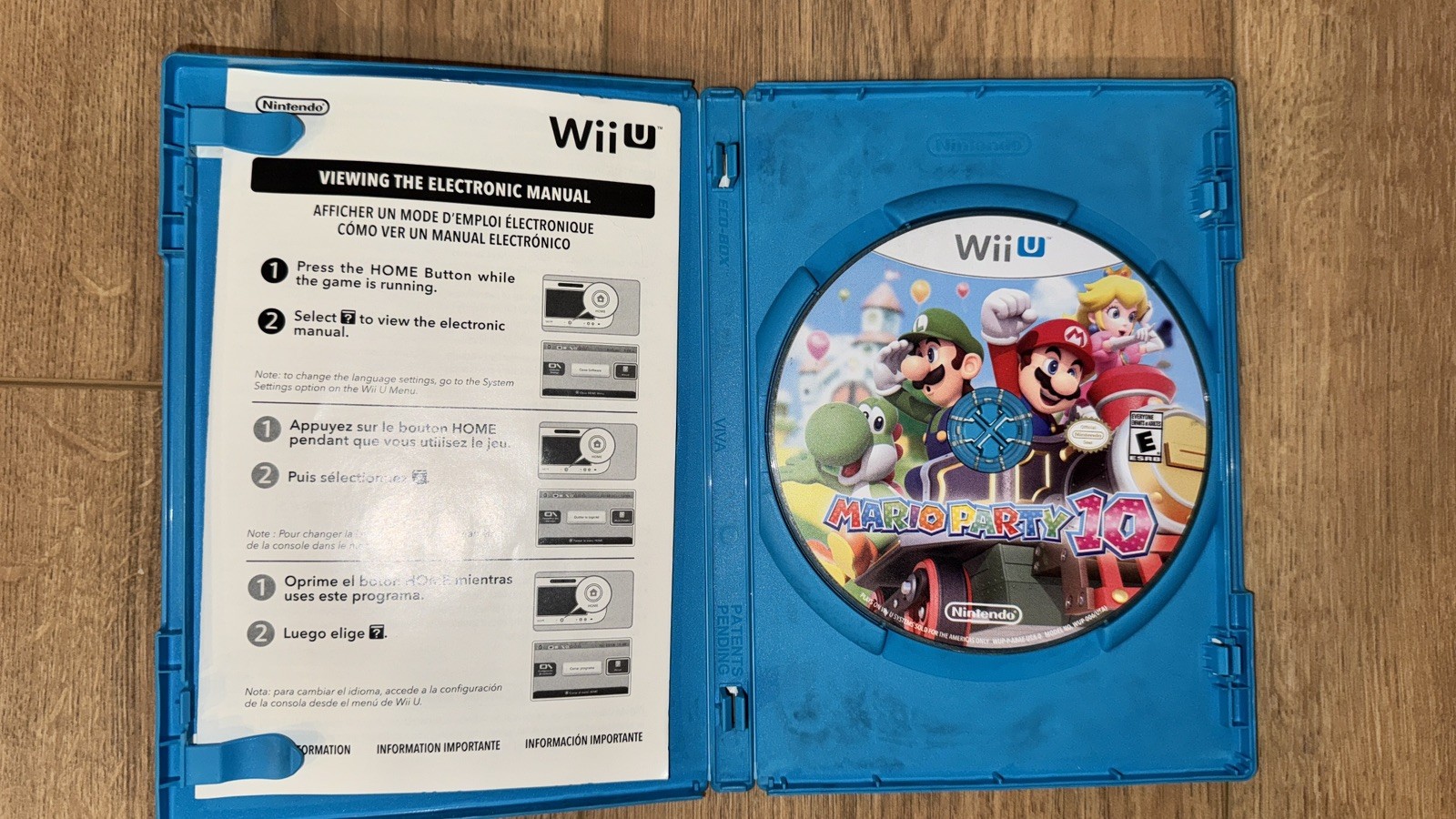 Mario Party 10 Nintendo Wii U, 2015, Genuine Authentic Disc, Tested CIB