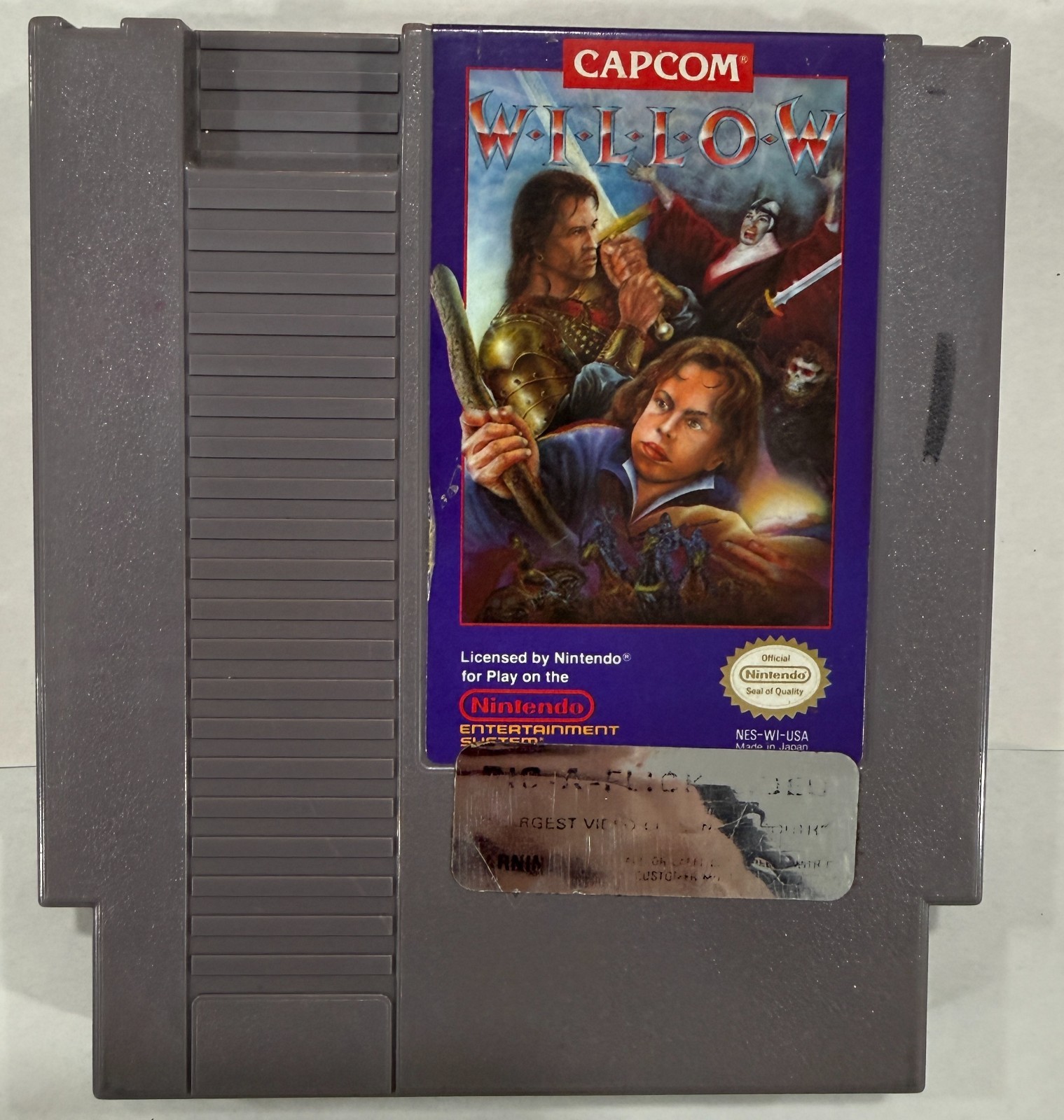 Willow – Nintendo NES – Working – Tested – Box + Foam + Game