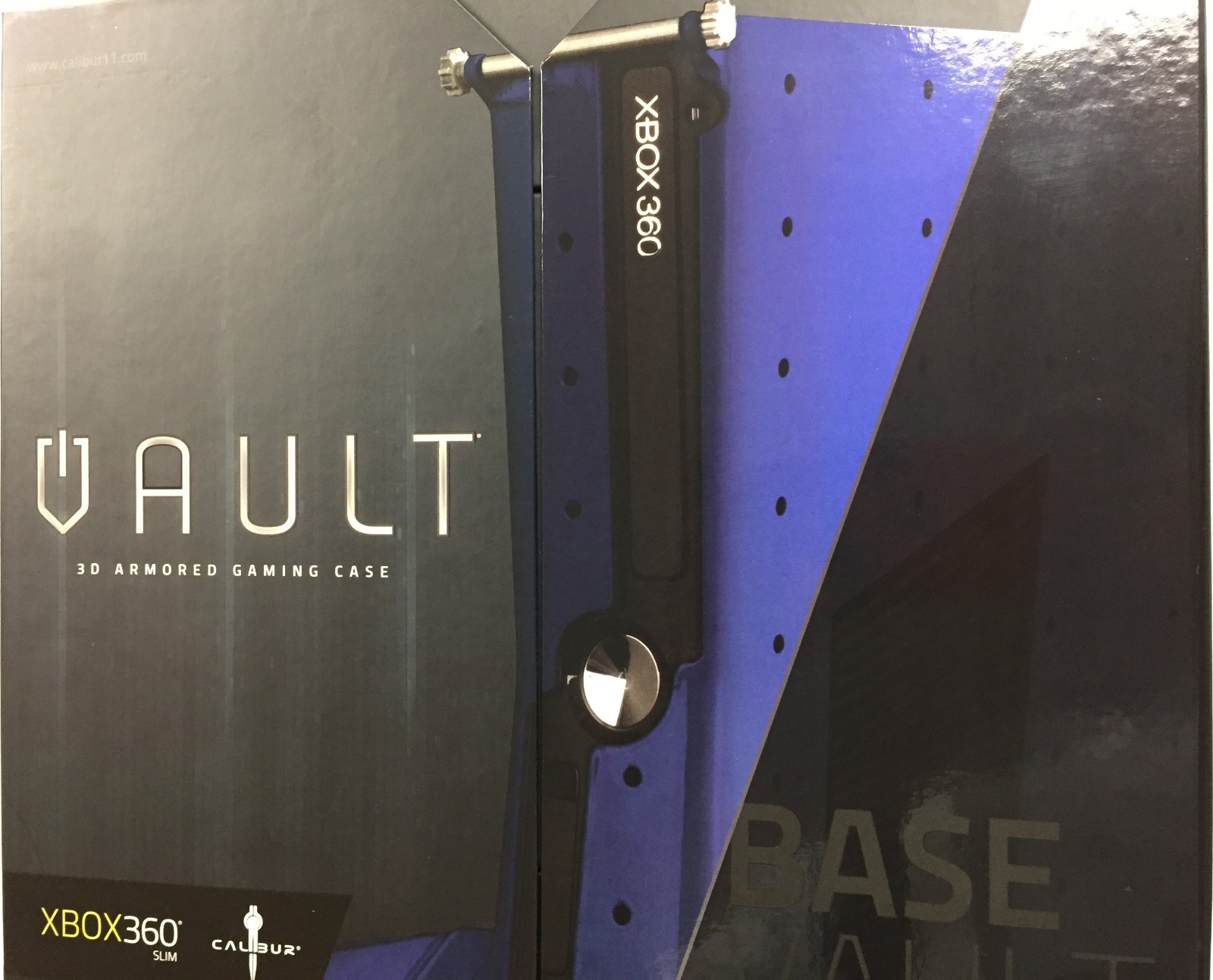 Calibur11 Licensed Vault : XBox360 Case Base Model Urban Blue – Brand New
