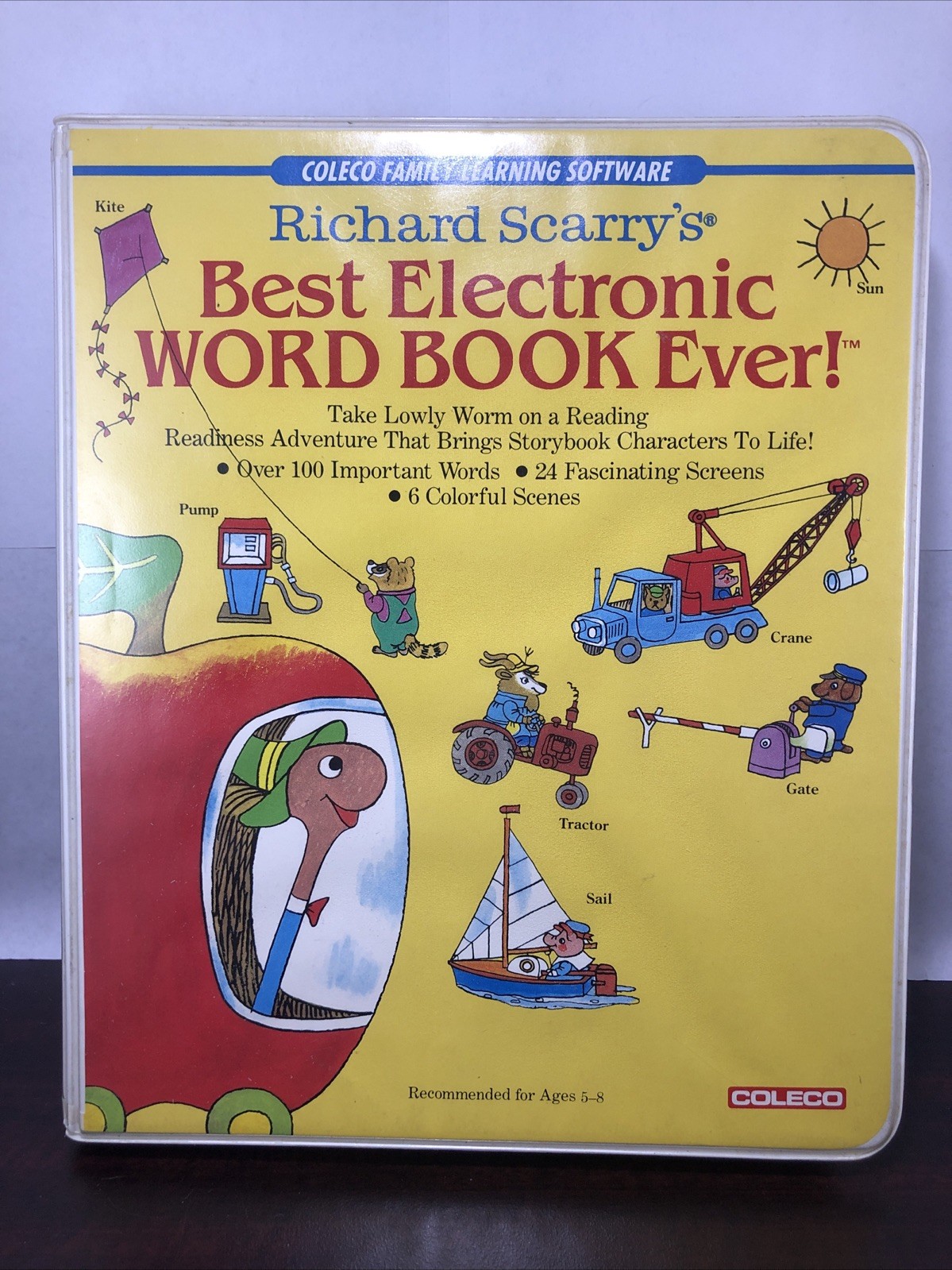 Richard Scarry’s Word Book Ever Adam Colecovision Vintage Rare With Manual