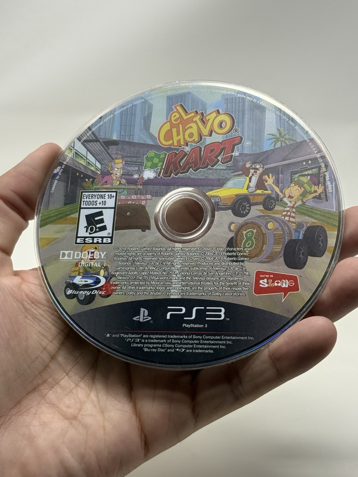 El Chavo Kart PS3 Playstation 3 Clean Disc Only Mexico Exclusive Authentic Rare