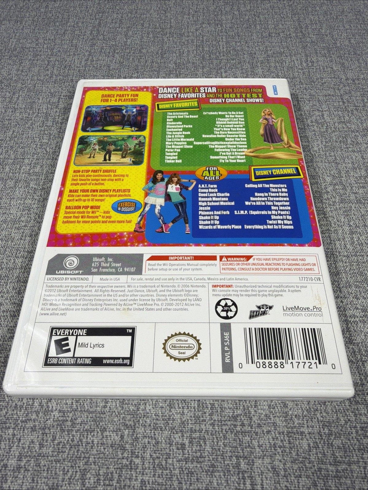 Just Dance Disney Party – Nintendo Wii Complete In Box