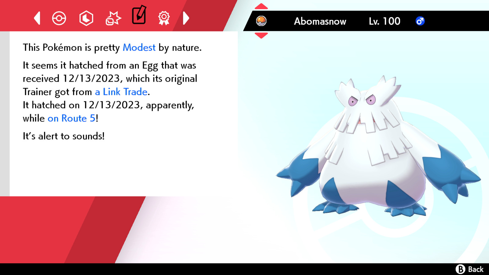 ✨ 6IV SHINY ABOMASNOW ✨ EV’D FAST 🚀BATTLE READY 🚀 POKEMON SWORD & SHIELD SWSH