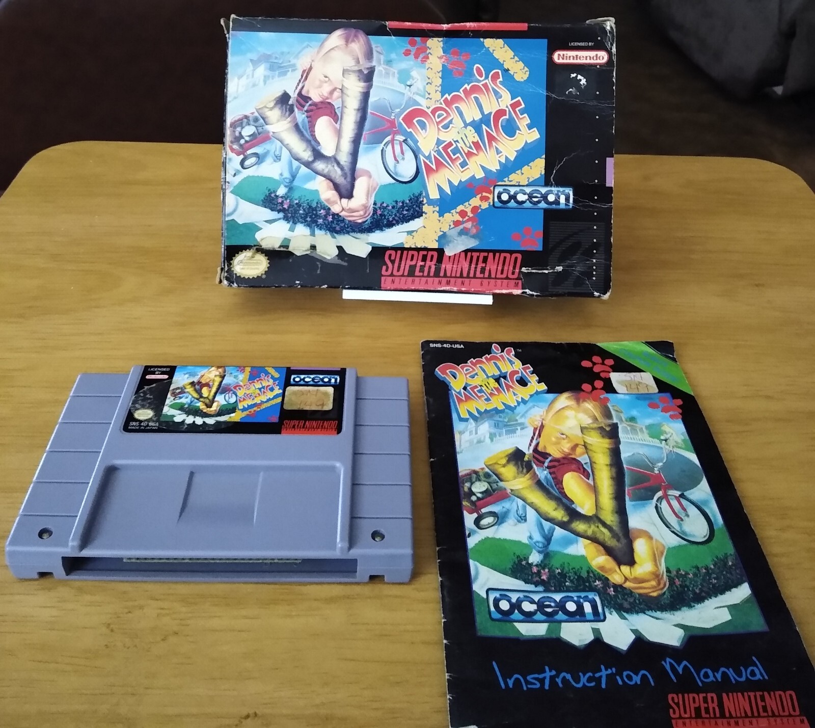 Dennis The Menace (Super Nintendo Entertainment System, 1993) CIB