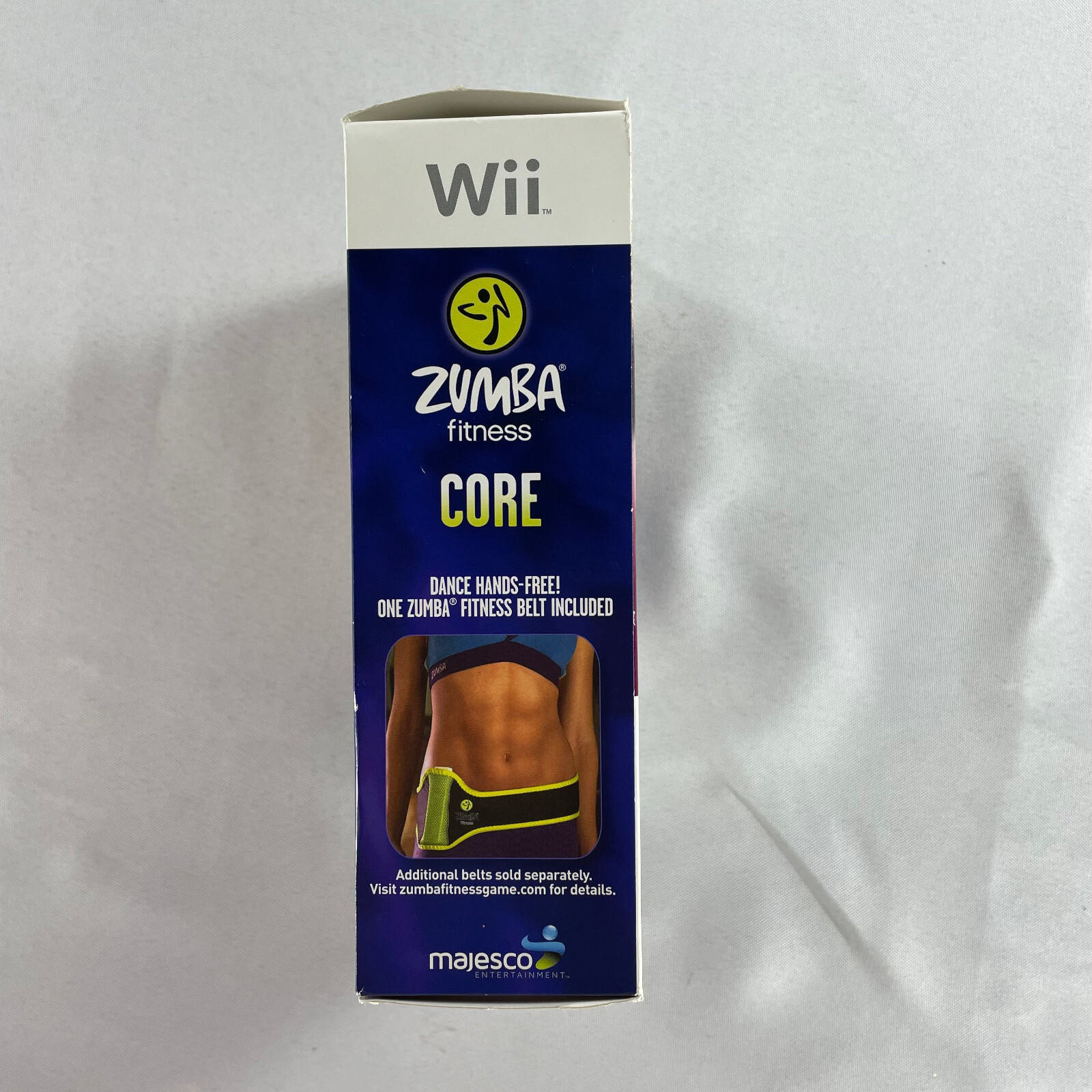 New/Sealed Zumba Fitness Core Big Box Nintendo Wii Video Game workout belt