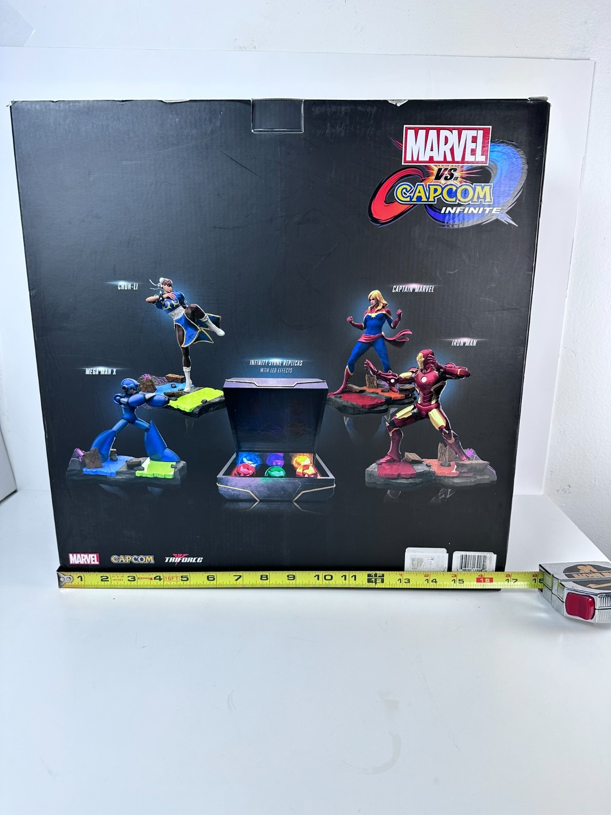 Marvel vs Capcom Infinite Figures Set Mega Man Iron Man Chun Li Box Only No Game