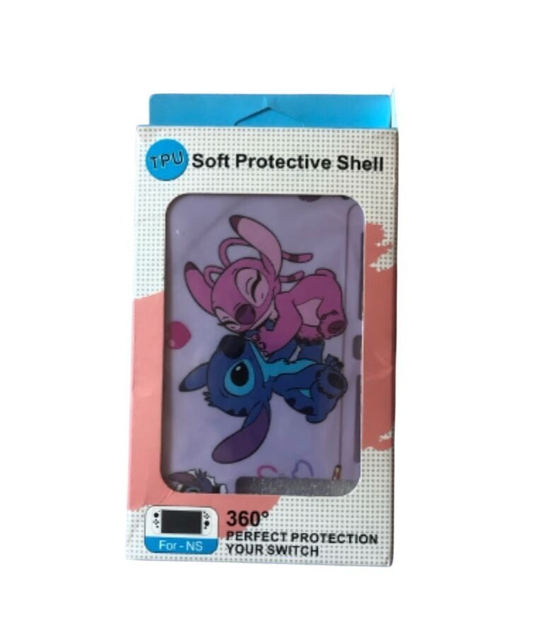 Lilo & Stitch Purple TPU Nintendo Switch Protective Shell Case