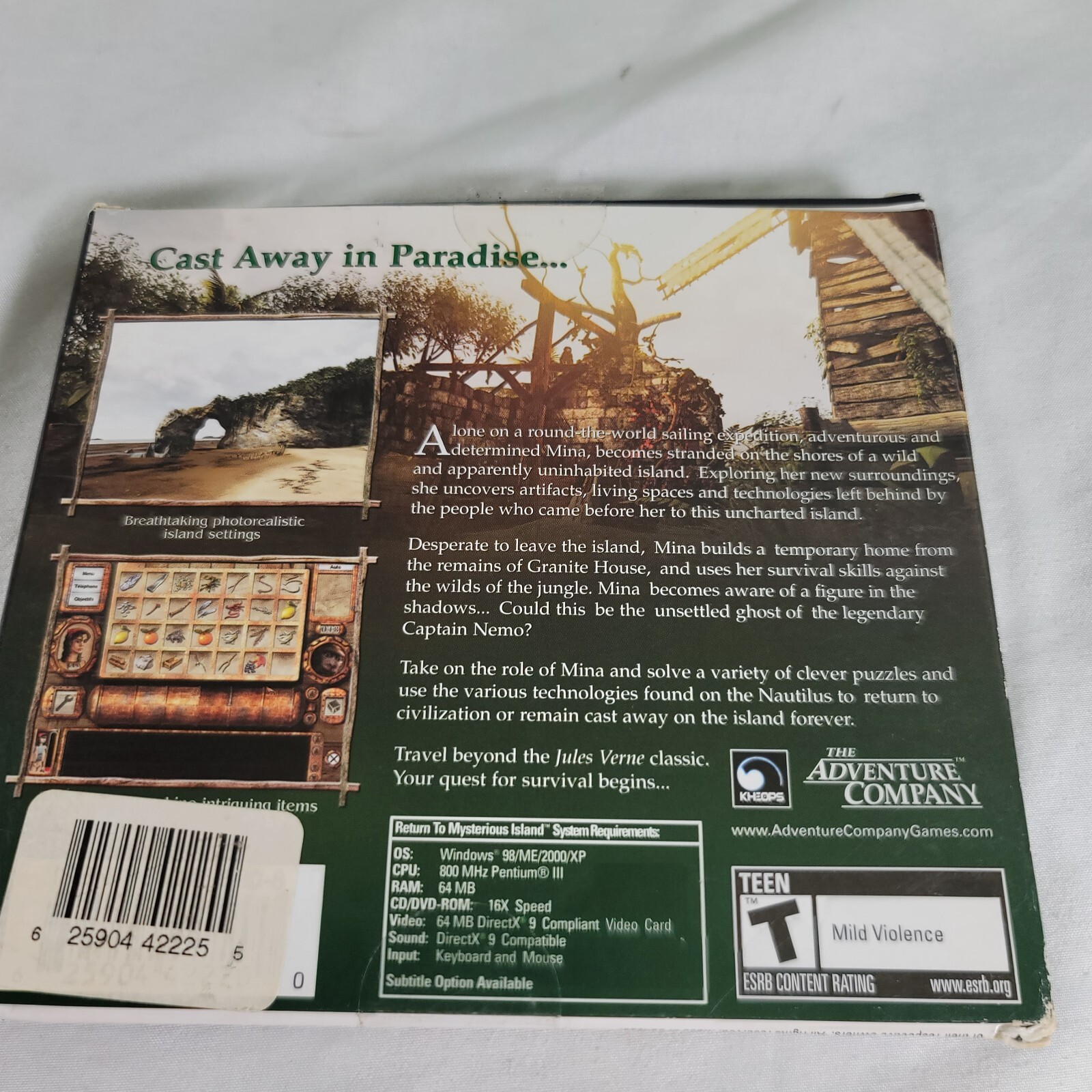 Return to Mysterious Island PC Game The Adventure Company 2004