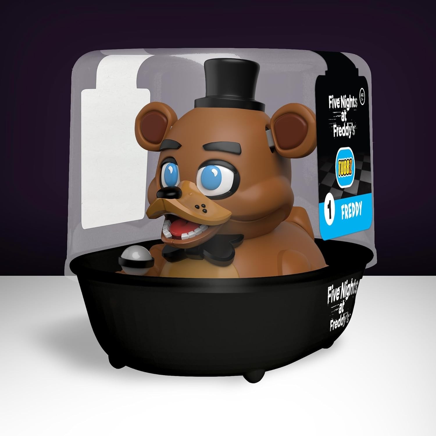 First Edition Freddy Fazbear Cosplaying Rubber Duck Figure – FNAF Collectible