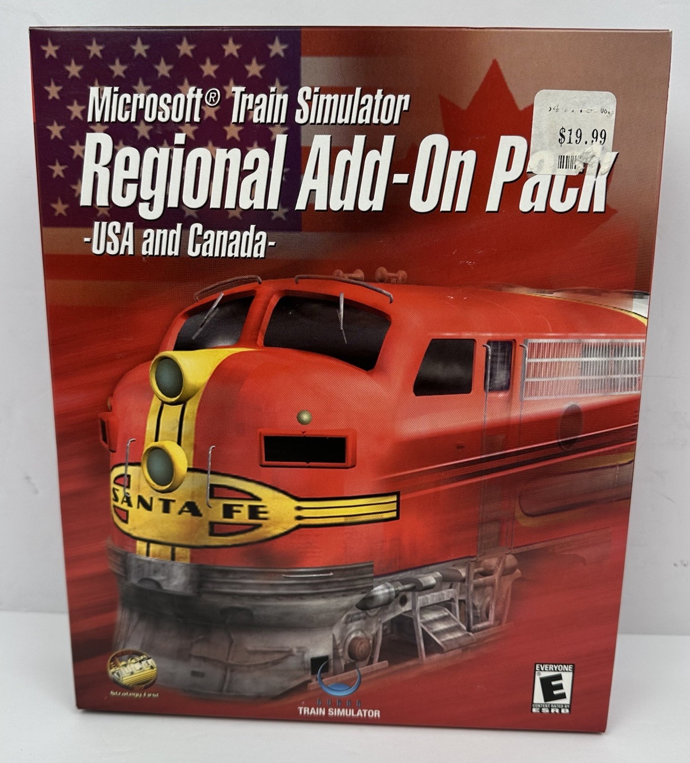 Microsoft Train Simulator USA Canada Regional Add-On Pack PC Big Box SEALED NOS