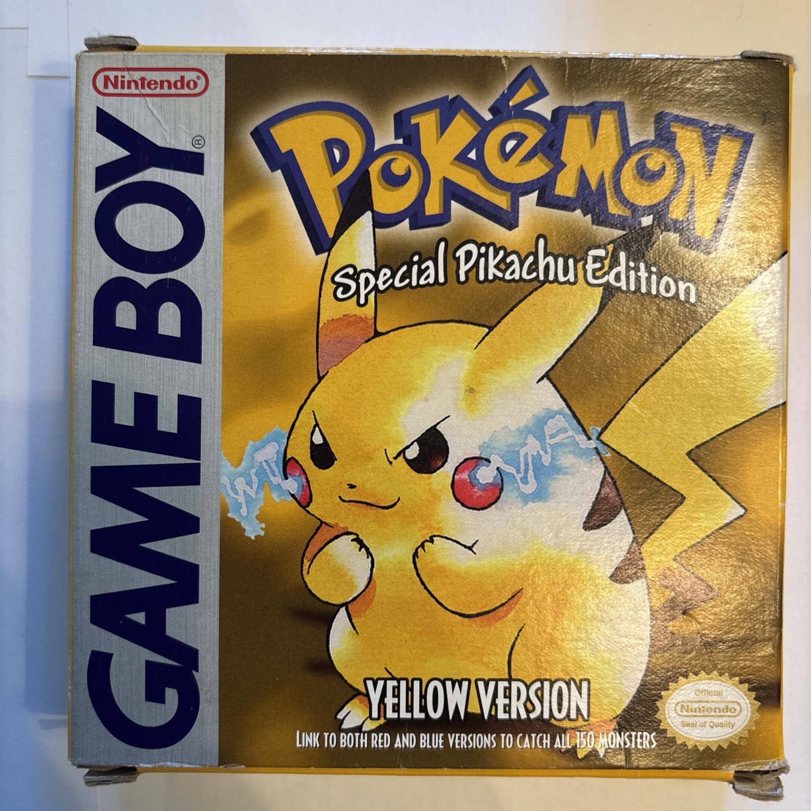 Pokemon RED BLUE YELLOW Authentic Complete in Box CIB Nintendo GAMEBOY