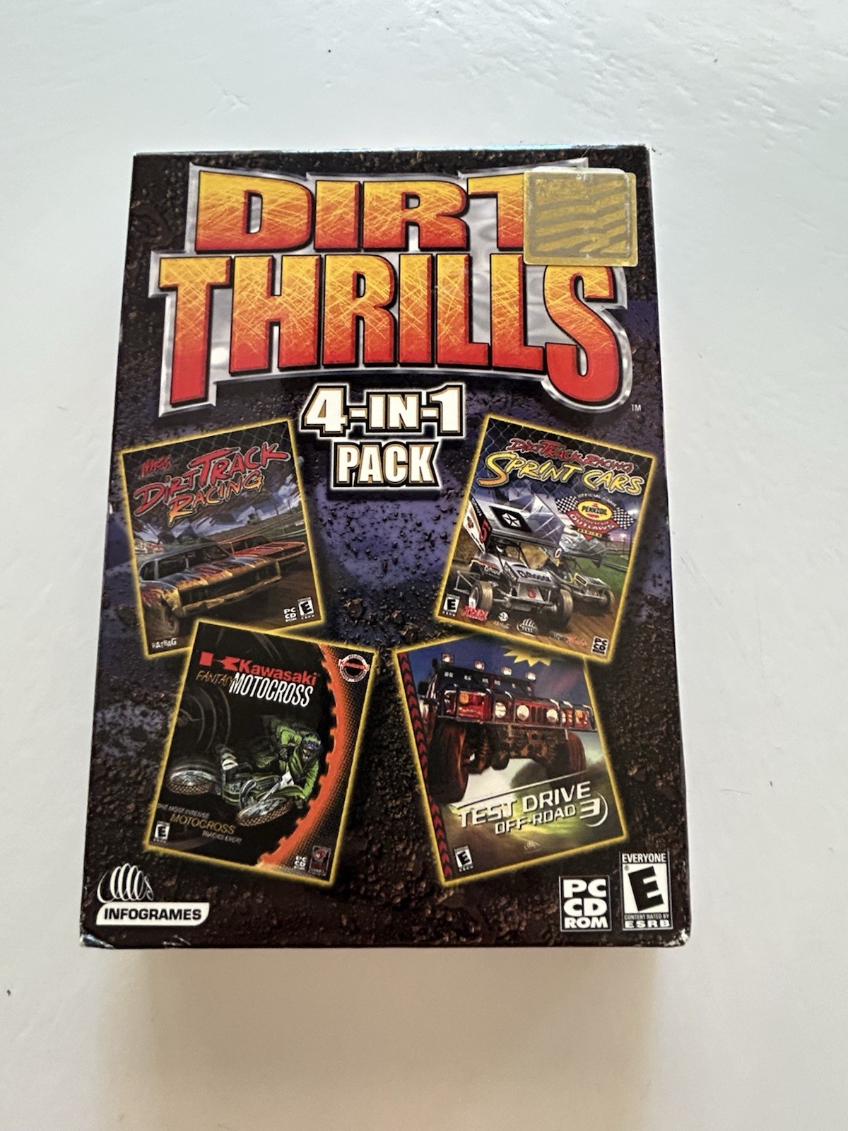 Gaming Dirt Thrills PC/CD ROM Games 4-In-1 Pack.