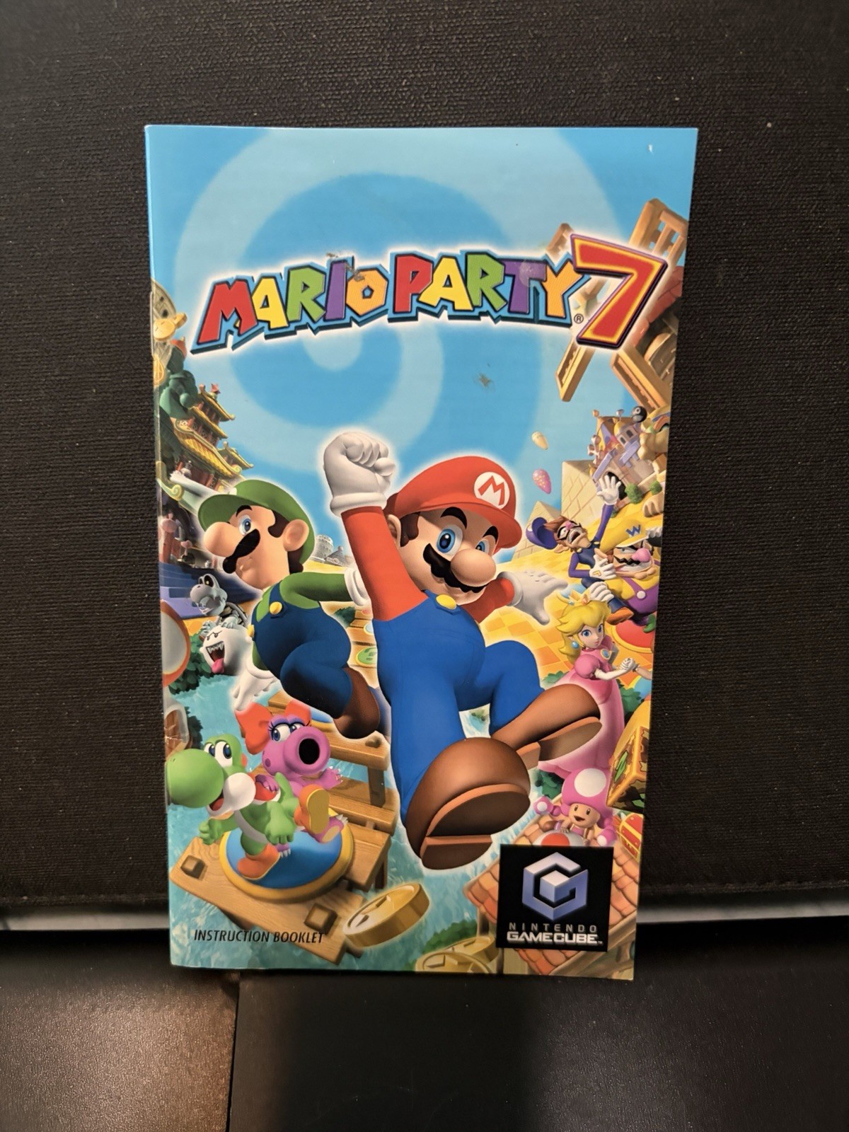 Mario Party 7 Instruction Booklet Game Manual ONLY Nintendo GameCube Great Cond