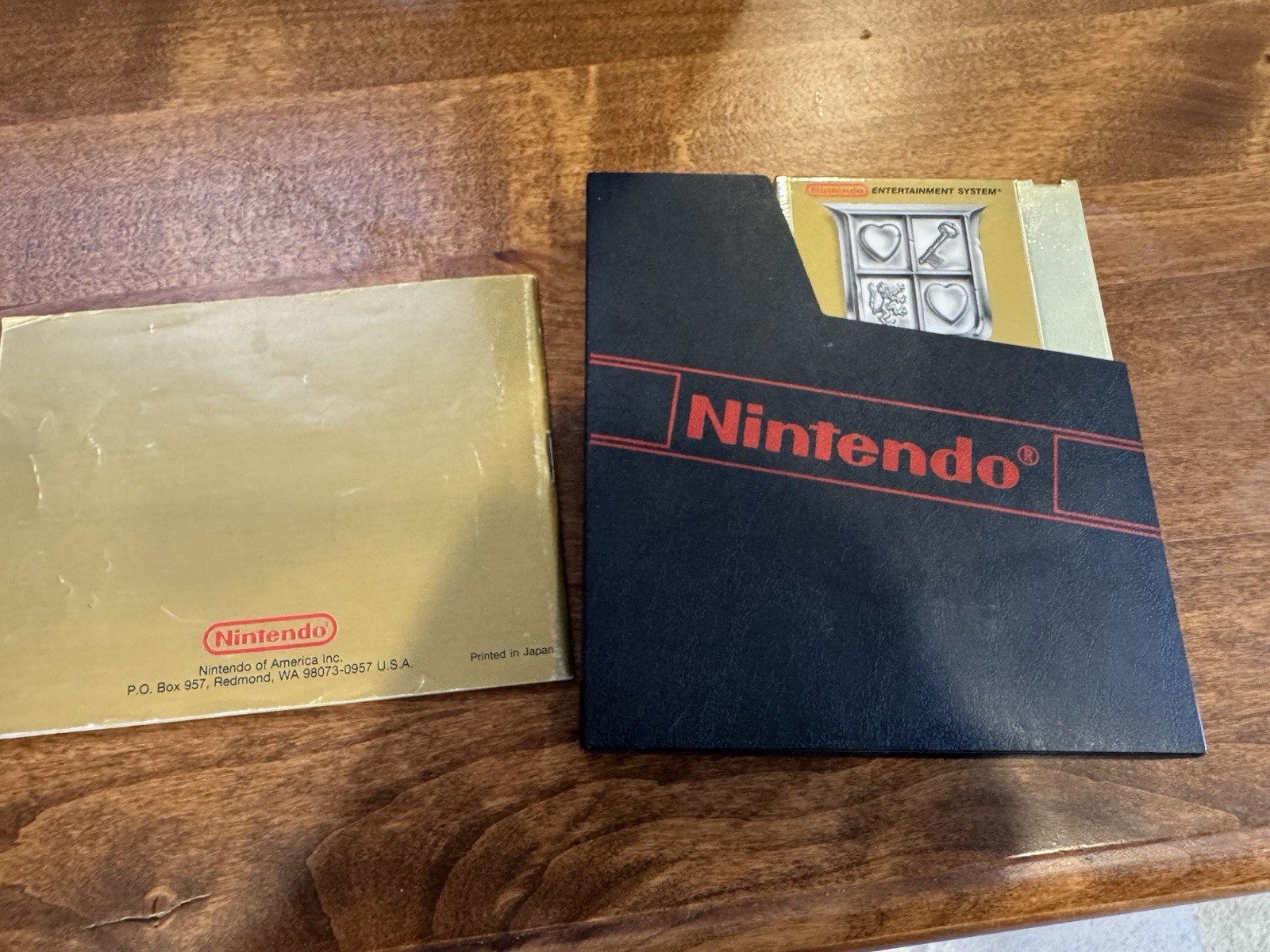 Legend of Zelda NES With Manual