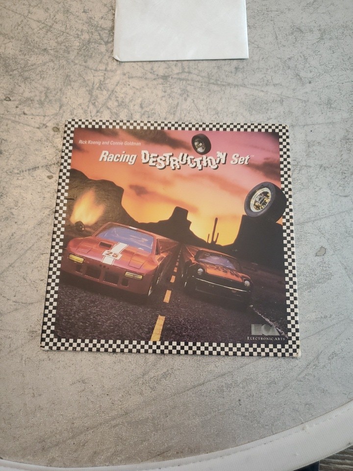 Racing Destruction Set by Electronic Arts for Atari PC 1985 floppy Untested