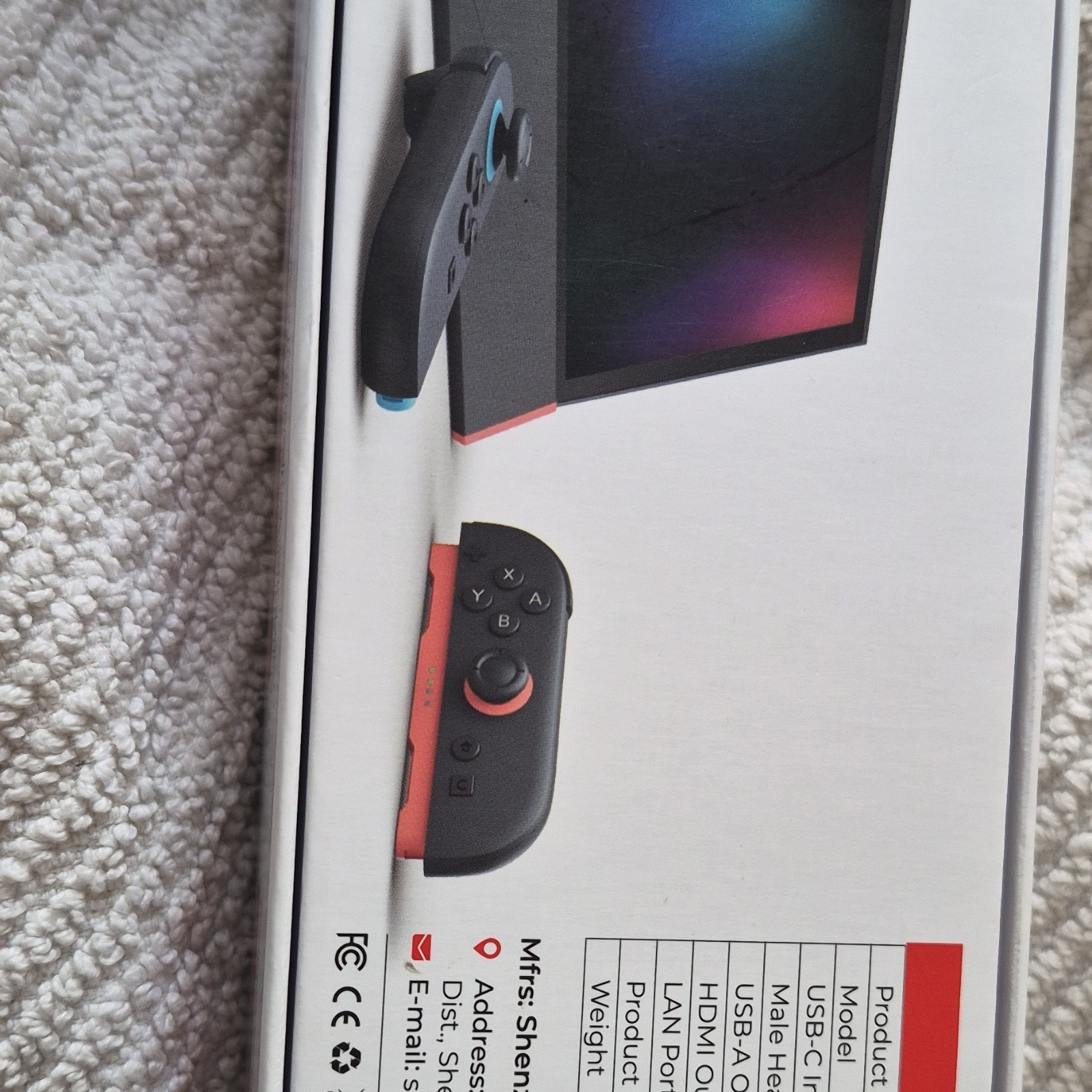 Switch 2 Dock Standard Model Black USB-C HDMI Charging Dock for Nintendo Switch