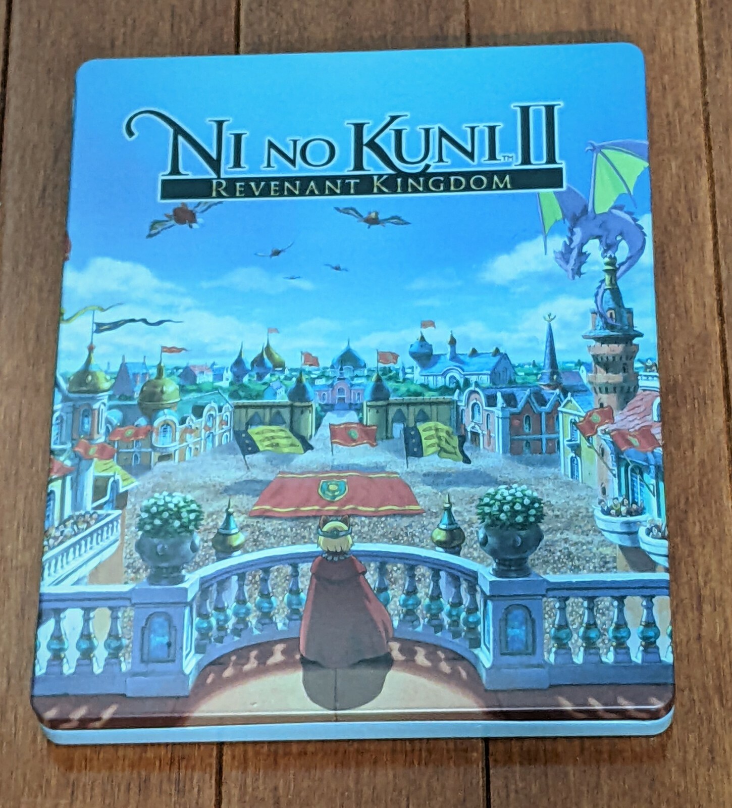 E3 2017 Ni No Kuni 2 II Con Exclusive Steelbook Game Case Bandai Namco (NO GAME)