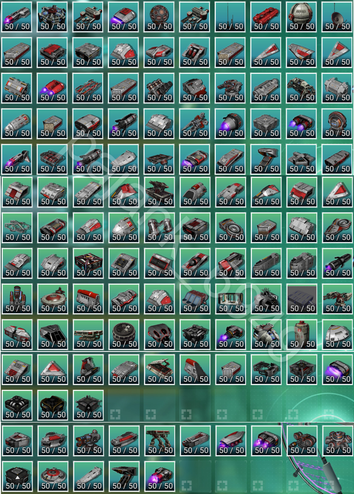 No Man’s Sky – CORVETTE ALL SHIP PARTS (VOYAGER + BREACH UPDATE + EXPEDITION)