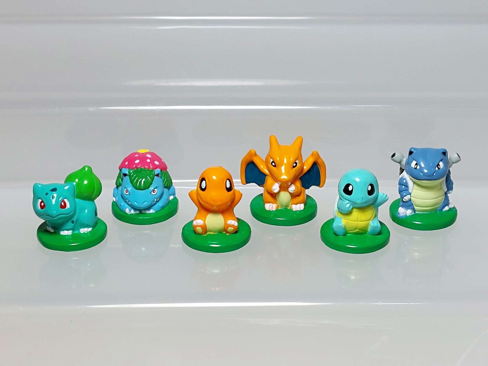 Bulbasaur Charizard Squirtle Pokemon Minicot Figure Banpresto 2004 0.8-0.9in