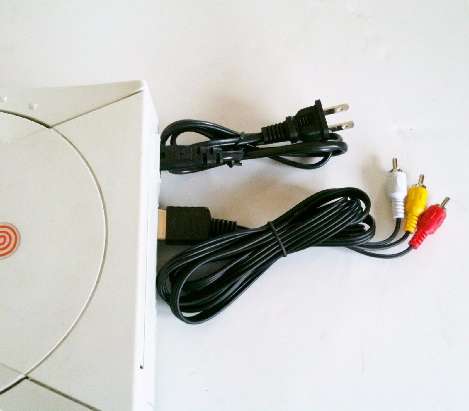 AC Power Cord & AV Audio Video Cable Hookup Bundle For the SEGA DREAMCAST
