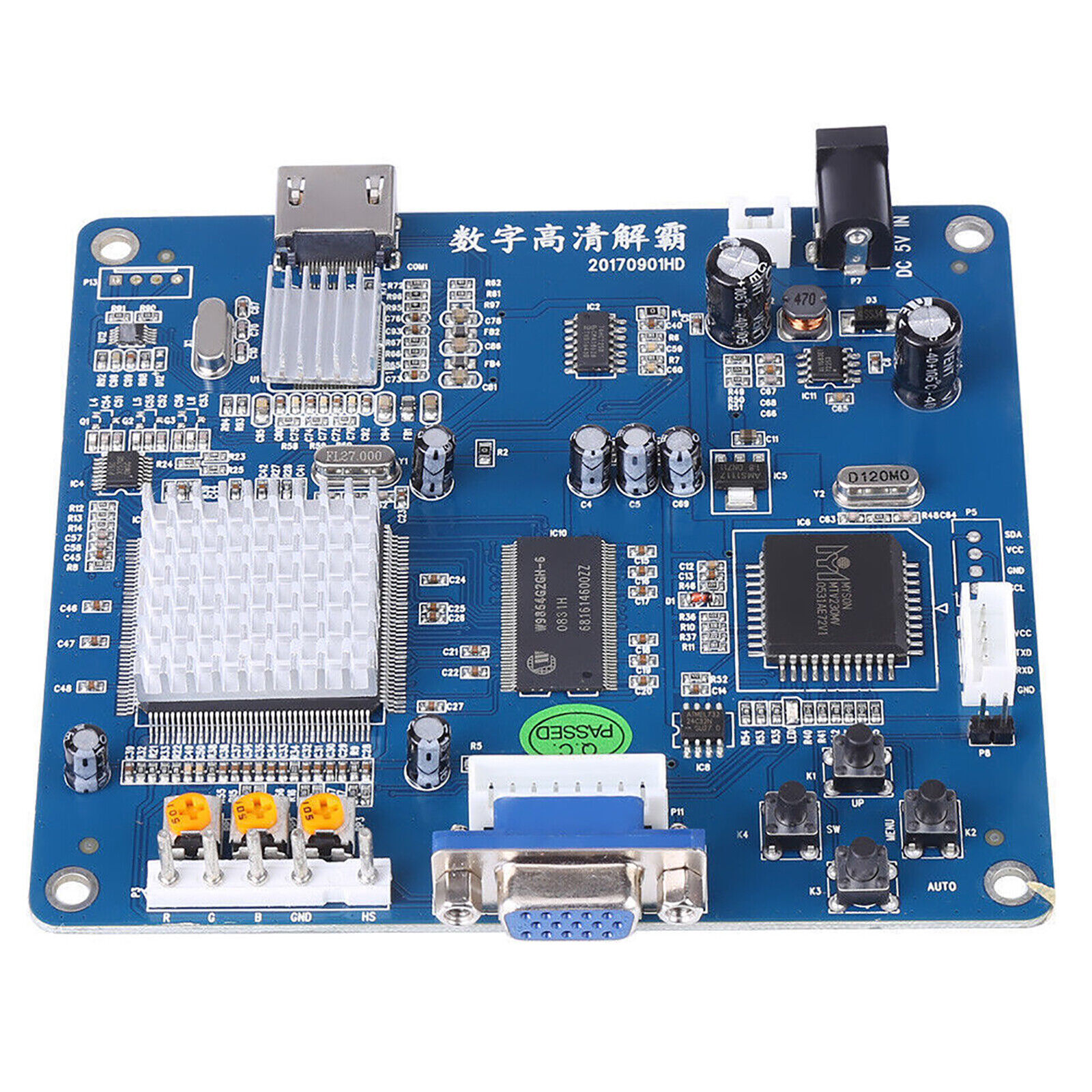 DC 5V/2A HD Video Output Converter Board VGA/RGB/CGA/EGA/YUV for Arcade