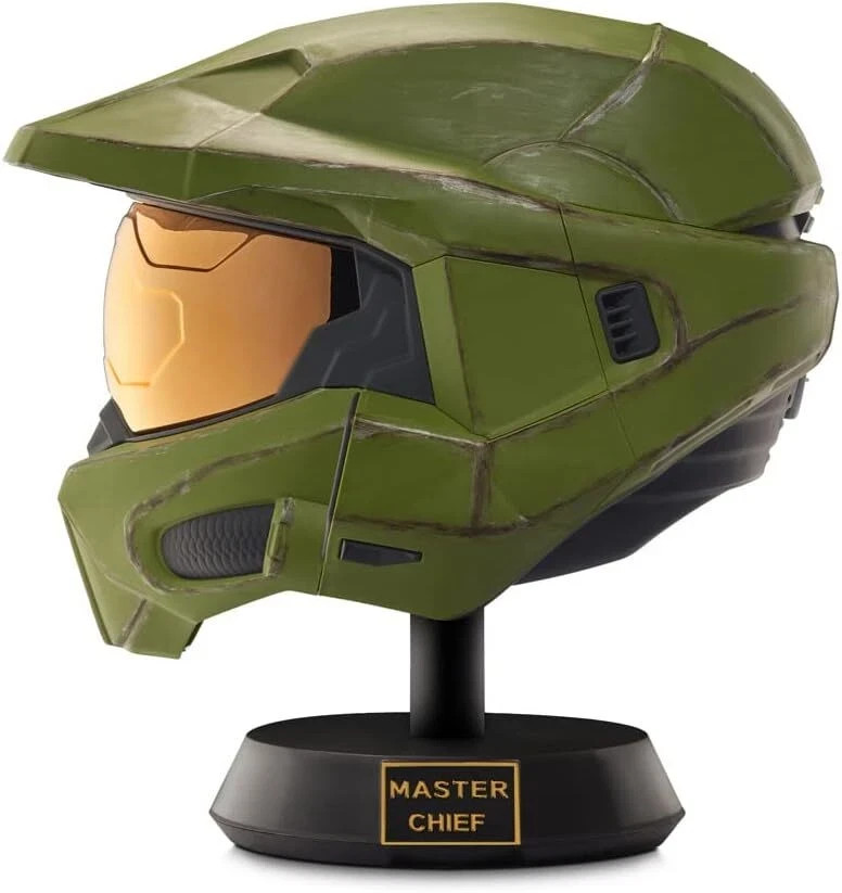 Halo Master Chief Deluxe Helmet with Stand – LED Light | free shipping