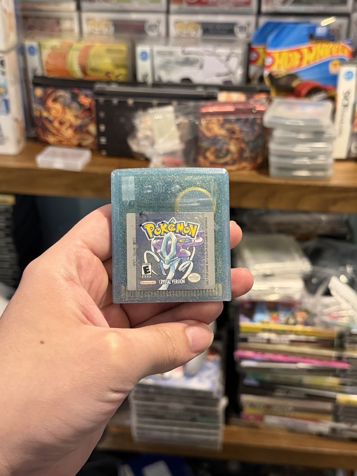 Pokemon Crystal GameBoy Color – Authentic, Tested & Saves, NEW BATTERY INSTALLED