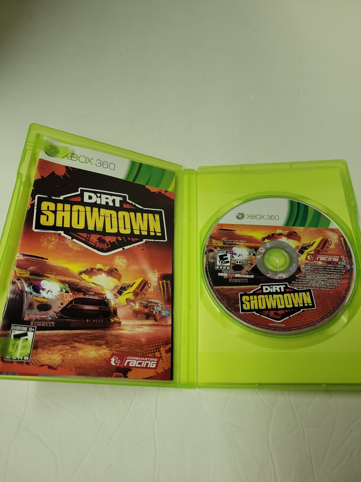 Dirt Showdown Microsoft Xbox 360 Exclusive Edition Complete CIB W/ Manual Tested