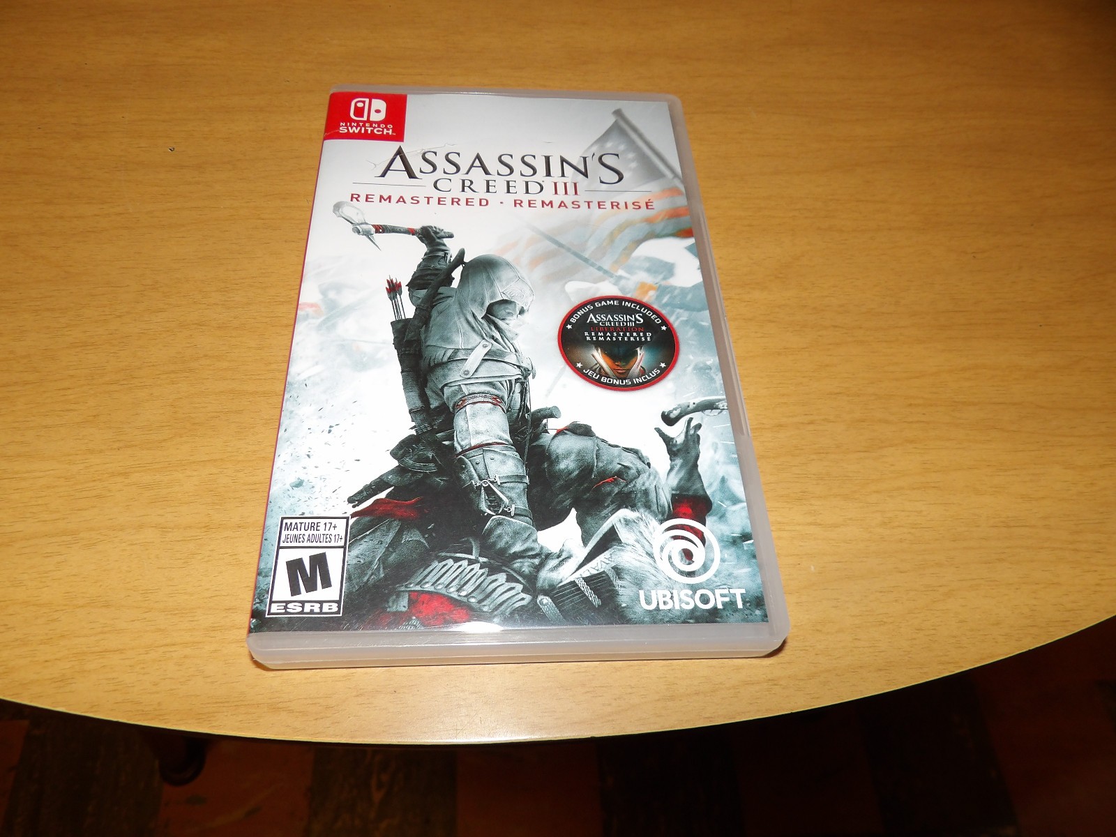 Assassin’s Creed III 3 Remastered (Nintendo Switch, 2019) ~ TESTED & WORKS!!