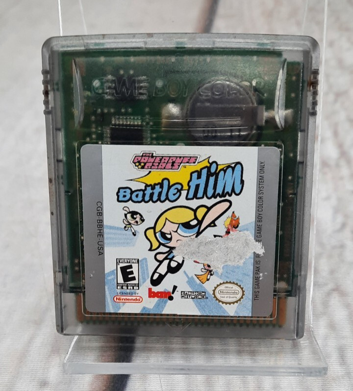 The PowerPuff Girls: Battle Him (Nintendo Game Boy Color, 2001)- Authentic